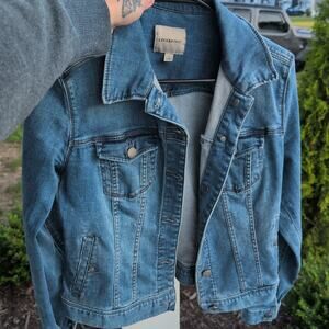 Liverpool Branded Jean Jacket - Size Small | Gently Used | Classic & Stylish